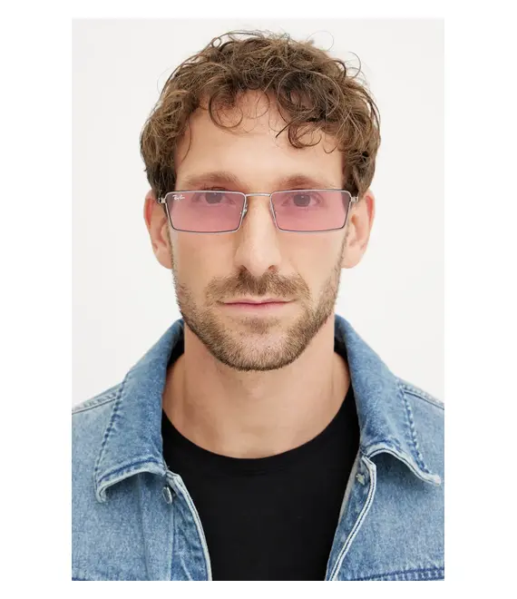 Γυαλιά ηλίου Ray-Ban χρώμα: ασημί, 0RB3741