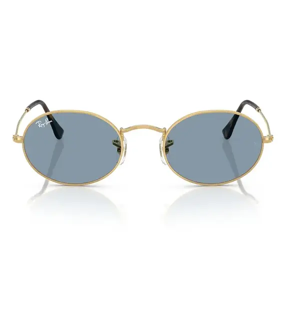Γυαλιά ηλίου Ray-Ban OVAL χρώμα: μαύρο, 0RB3547
