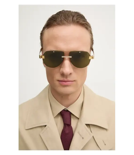 Γυαλιά Bottega Veneta χρώμα: χρυσαφί, BV1342S