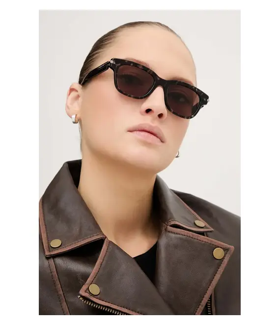 Γυαλιά ηλίου Alexander McQueen χρώμα: πορτοκαλί, AM0497S
