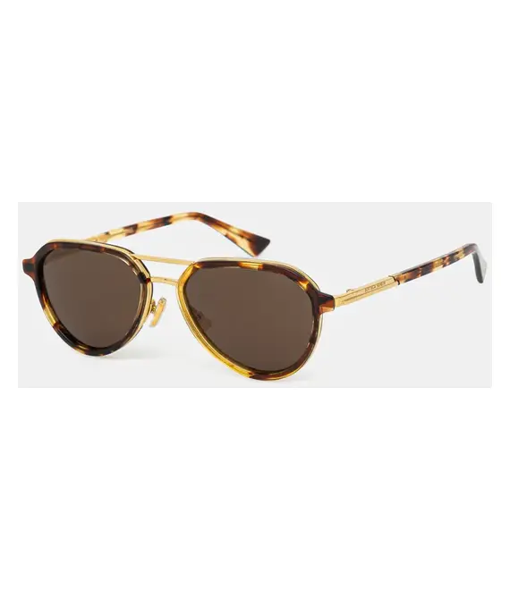 Γυαλιά Bottega Veneta χρώμα: χρυσαφί, BV1373S
