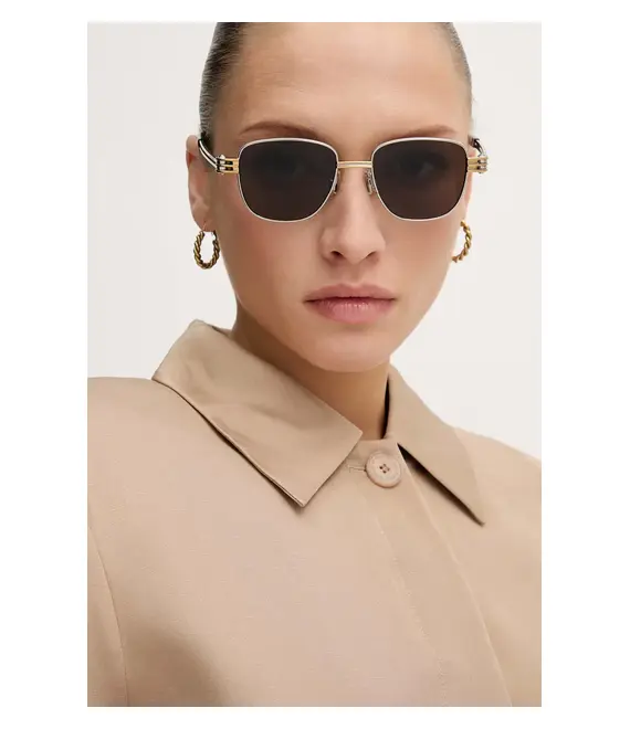 Γυαλιά Bottega Veneta χρώμα: ασημί, BV1380S