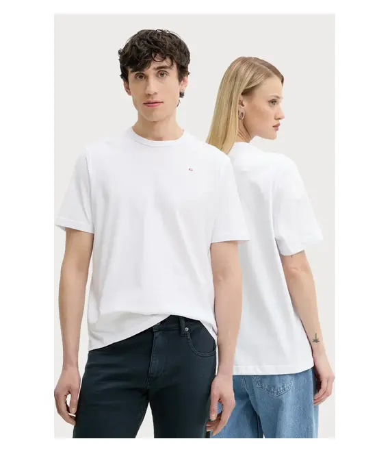 Βαμβακερό μπλουζάκι Diesel T-ADJUST-MICRODIV T-SHIRT χρώμα: άσπρο, A14931.0NIAX