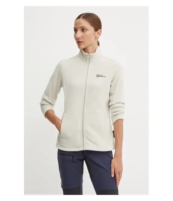 Αθλητική μπλούζα Jack Wolfskin Taunus χρώμα: μπεζ