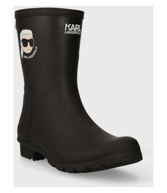 Γαλότσες Karl Lagerfeld KALOSH NFT χρώμα: μαύρο, KL47073N