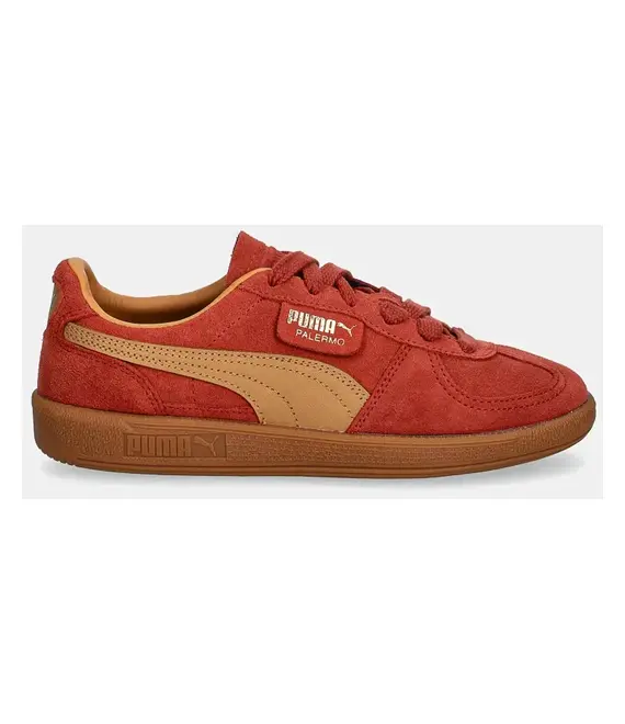 Σουέτ αθλητικά παπούτσια Puma Palermo Cobalt Glaze χρώμα: πορτοκαλί, 396463
