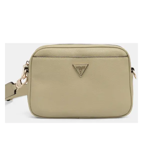 Τσάντα Guess MERIDIAN χρώμα: πράσινο, HWBG87 78140