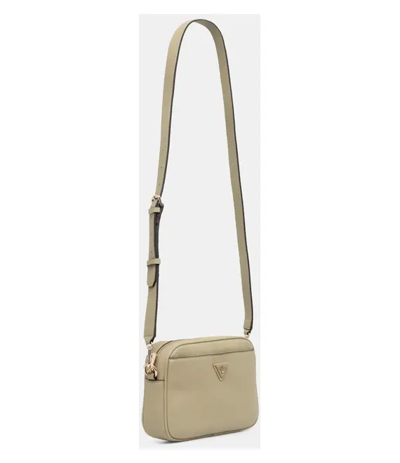 Τσάντα Guess MERIDIAN χρώμα: πράσινο, HWBG87 78140