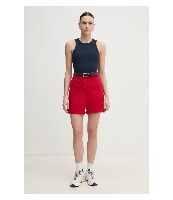 Top Tommy Hilfiger χρώμα: ναυτικό μπλε, WW0WW38635