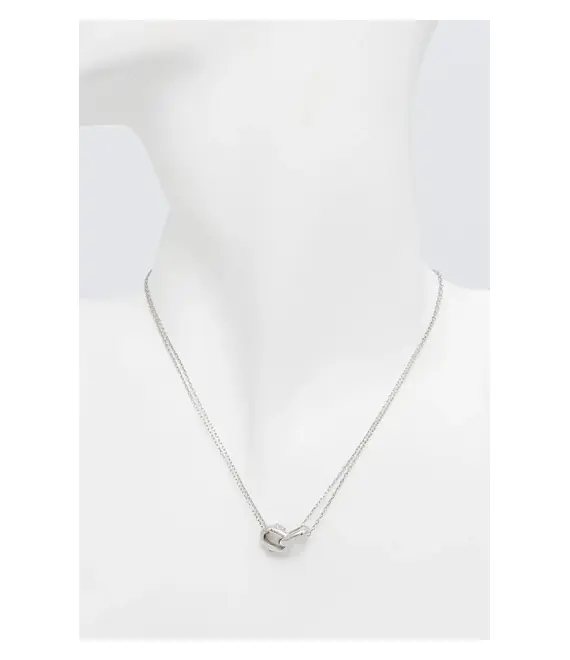 Ασημένιο κολιέ Guess JSBN04 558JW