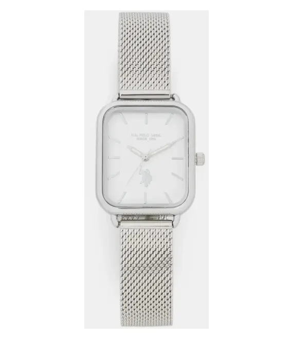 Ρολόι U.S. Polo Assn. SYLVIE χρώμα: ασημί, USP8332ST