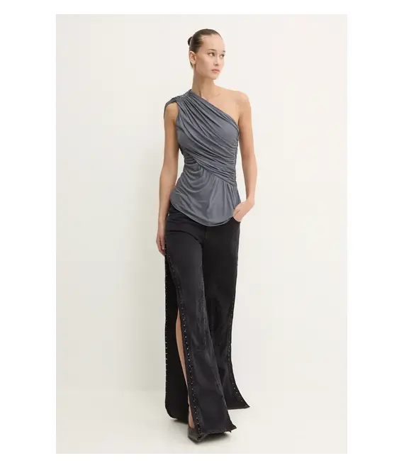 Μπλουζάκι Rick Owens Lilies χρώμα: γκρι, LI02D5102RV