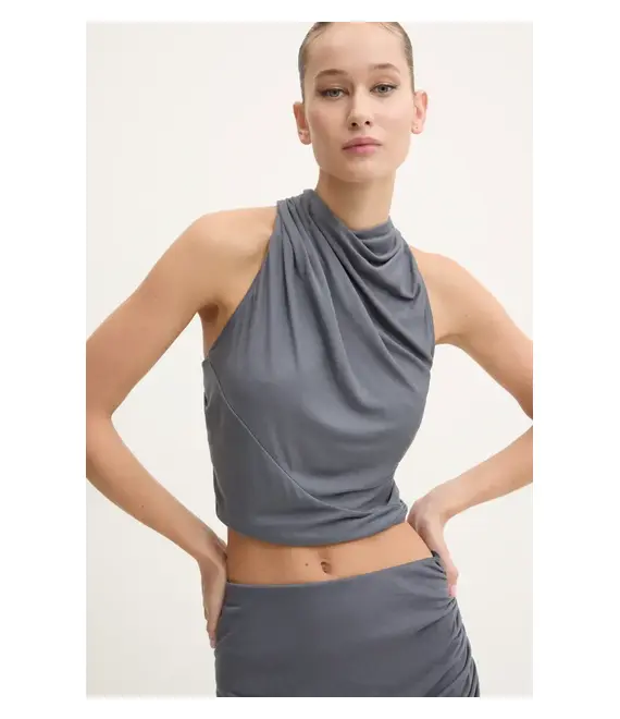 Μπλουζάκι Rick Owens Lilies χρώμα: γκρι, LI02D5121RV