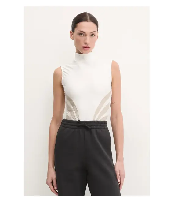 Κορμάκι adidas Originals χρώμα: μπεζ, IZ4945