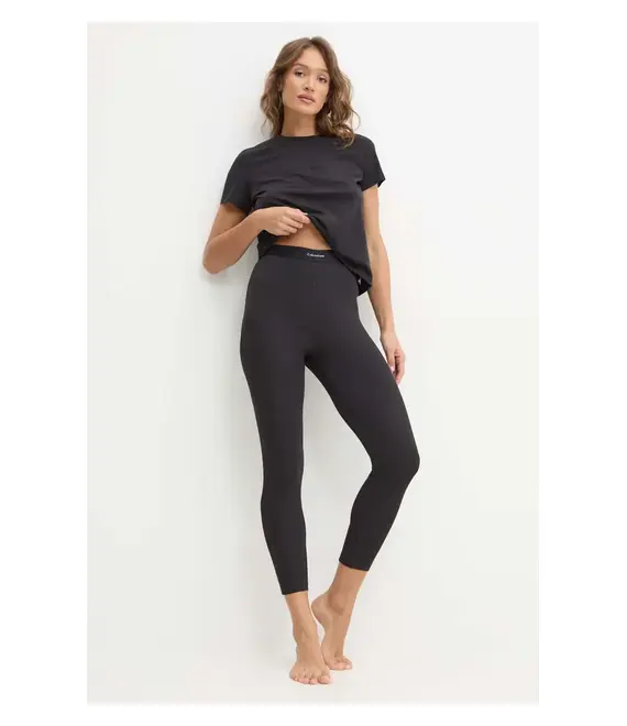 Κολάν lounge Calvin Klein Underwear χρώμα: μαύρο, 000QS7220E