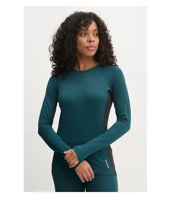 Λειτουργικό μακρυμάνικο πουκάμισο Burton Midweight X Base Layer χρώμα: πράσινο, 221951