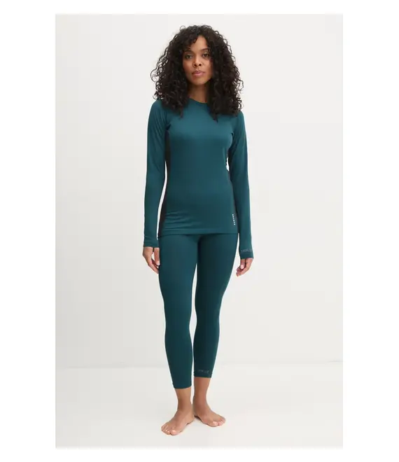 Λειτουργικό μακρυμάνικο πουκάμισο Burton Midweight X Base Layer χρώμα: πράσινο, 221951