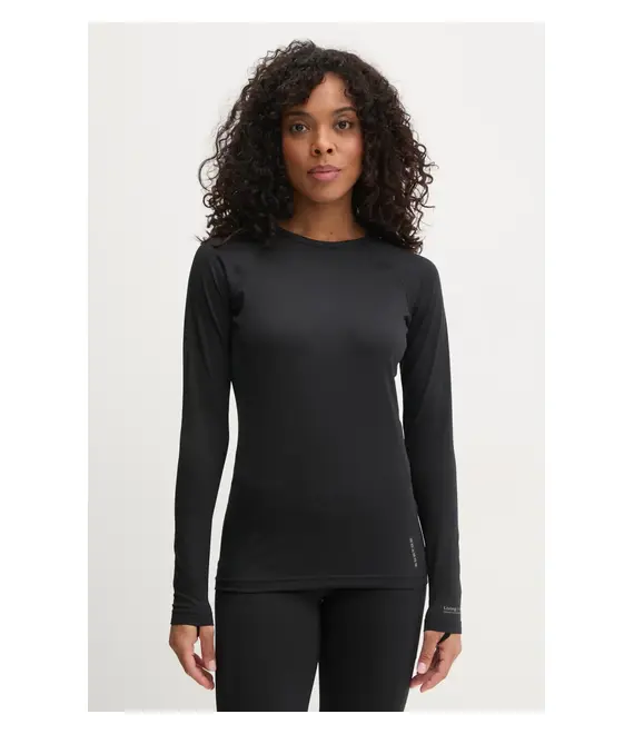 Λειτουργικό μακρυμάνικο πουκάμισο Burton Midweight X Base Layer χρώμα: μαύρο, 221951