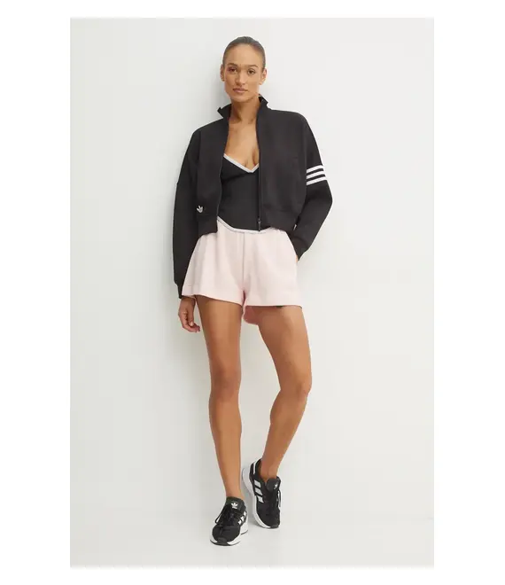 Μπλούζα adidas Originals Neuclassics CL Tracktop χρώμα: μαύρο, IW5601
