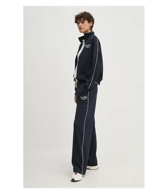 Μπλούζα Tommy Hilfiger χρώμα: ναυτικό μπλε, WW0WW42924