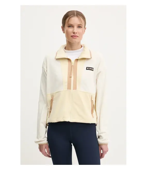 Φλις μπουφάν Columbia Backbowl II FZ Fleece χρώμα: μαύρο, 2092163