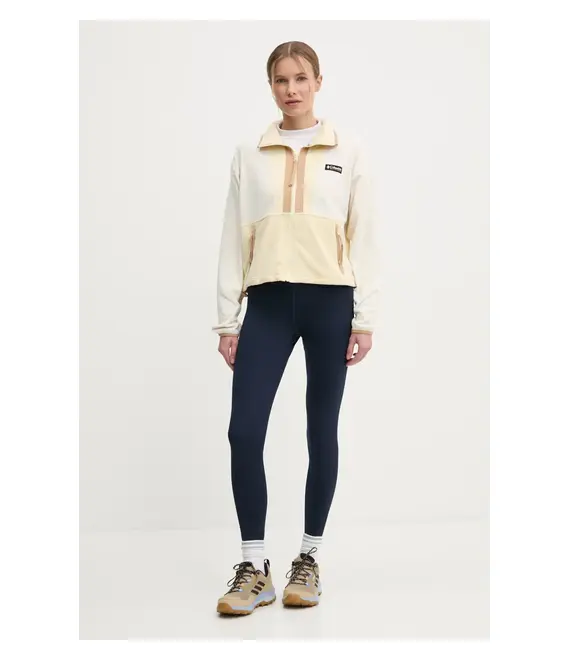 Φλις μπουφάν Columbia Backbowl II FZ Fleece χρώμα: μαύρο, 2092163