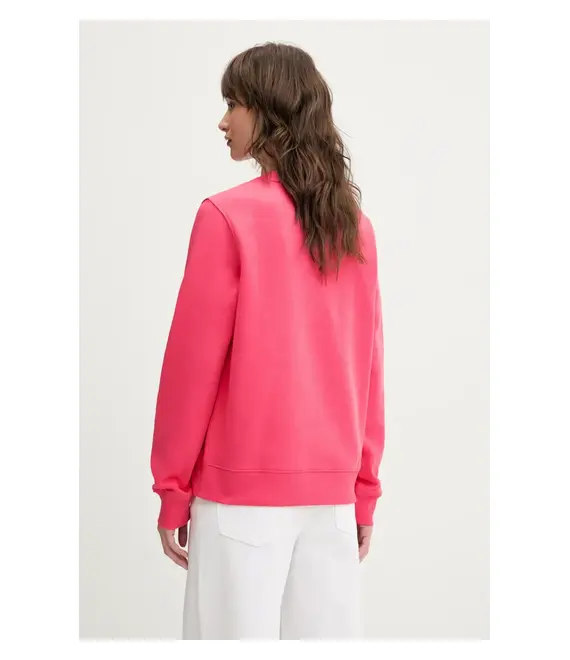 Μπλούζα Tommy Jeans χρώμα: ροζ, DW0DW19959