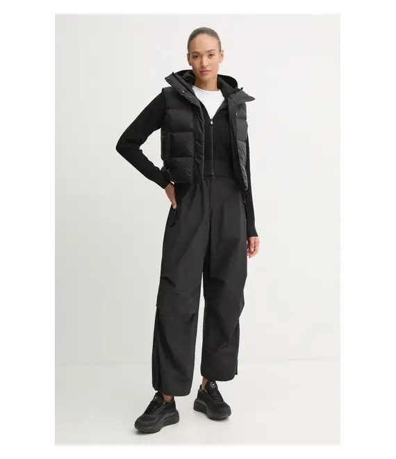 Μπλούζα Calvin Klein Performance χρώμα: μαύρο, με κουκούλα, 00GWF4J400