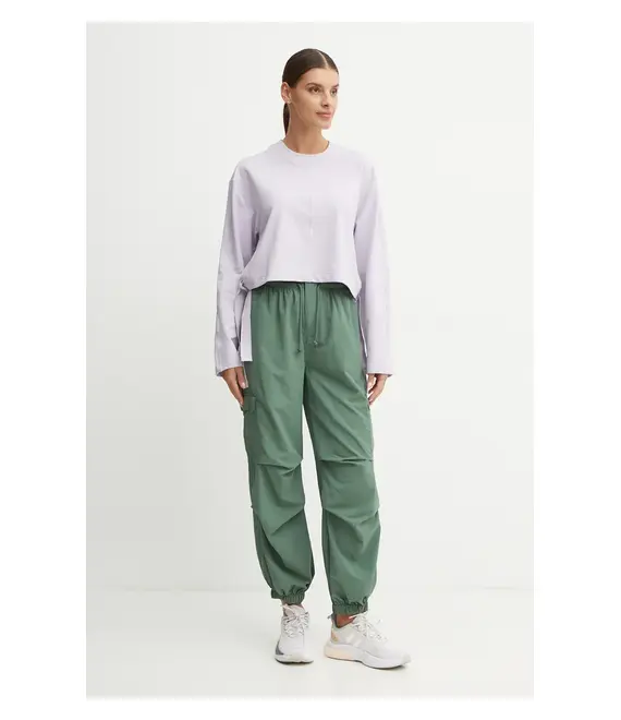 Μπλούζα για γιόγκα adidas Performance χρώμα: μοβ, IX0474