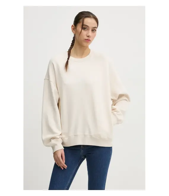 Μπλούζα Hollister Co. χρώμα: μπεζ, KI352-4218