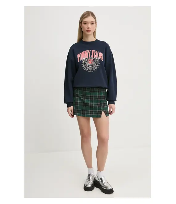 Φούστα Hollister Co. χρώμα: πράσινο, KI343-4167