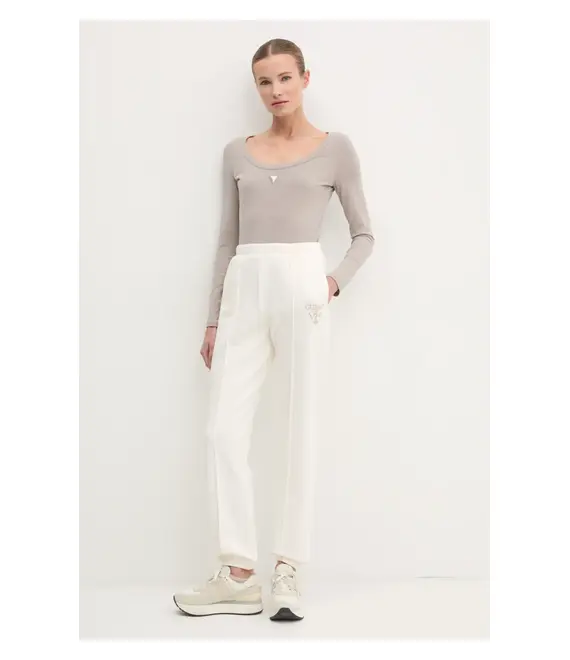Κορμάκι Guess COLETTE χρώμα: μπεζ, V4YP07 J1314