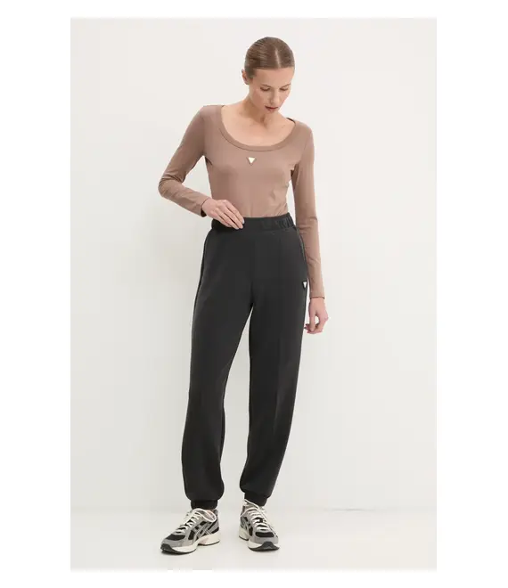 Κορμάκι Guess COLETTE χρώμα: καφέ, V4YP07 J1314