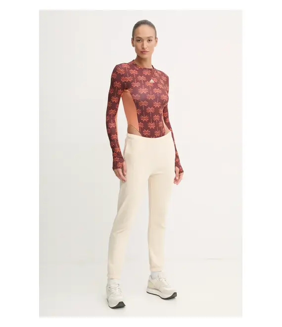Κορμάκι adidas x Farm Rio χρώμα: καφέ, IV9743