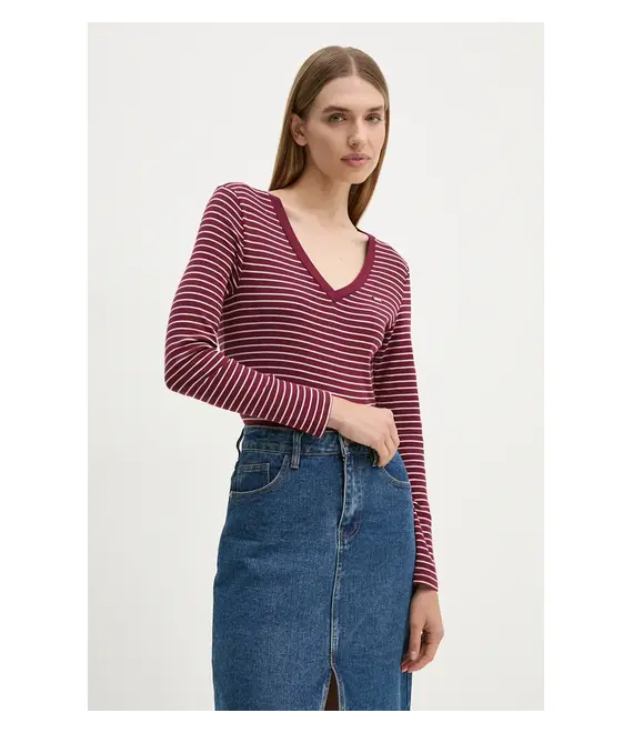 Βαμβακερή μπλούζα με μακριά μανίκια Levi's A9330