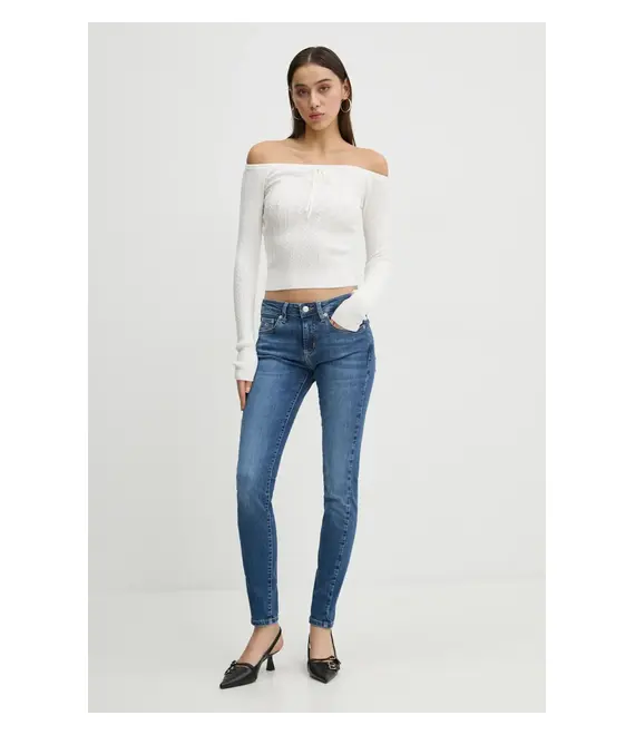Πουλόβερ Hollister Co. χρώμα: μπεζ, KI350-4258