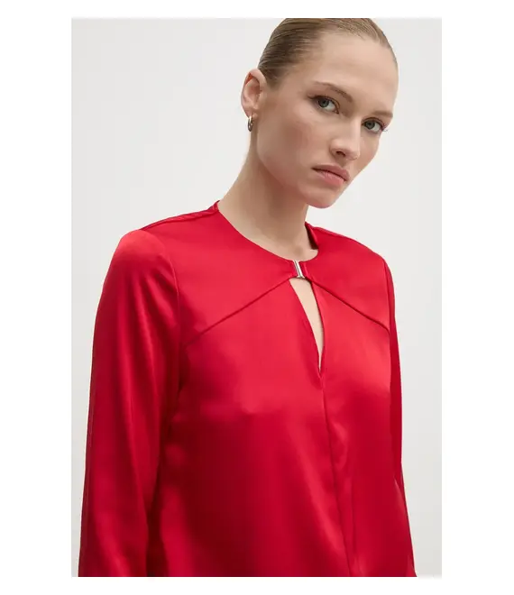 Μπλουζάκι Calvin Klein χρώμα: κόκκινο, K20K207650
