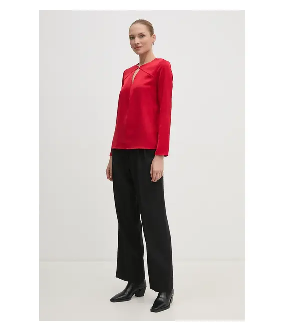 Μπλουζάκι Calvin Klein χρώμα: κόκκινο, K20K207650