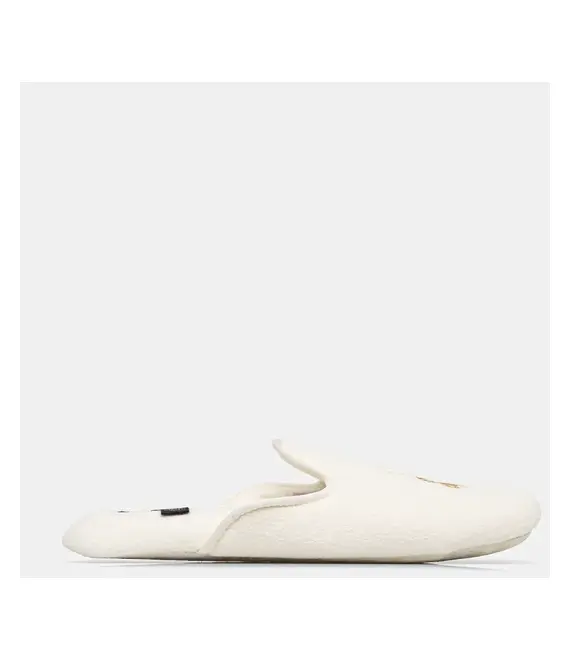 Παντόφλες Lauren Ralph Lauren χρώμα: μπεζ, ILN02372