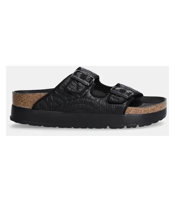 Παντόφλες Birkenstock Arizona Platform Flex Birkenstock x Papillio χρώμα: μαύρο, 1028422