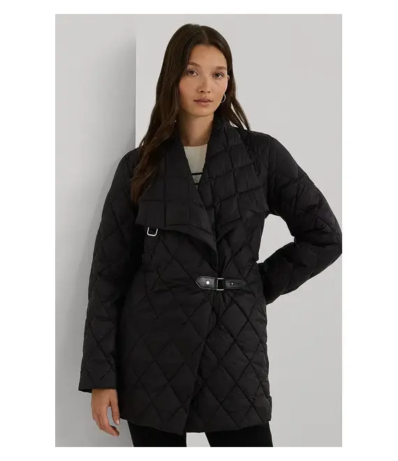Μπουφάν Lauren Ralph Lauren χρώμα: μαύρο, 297951280