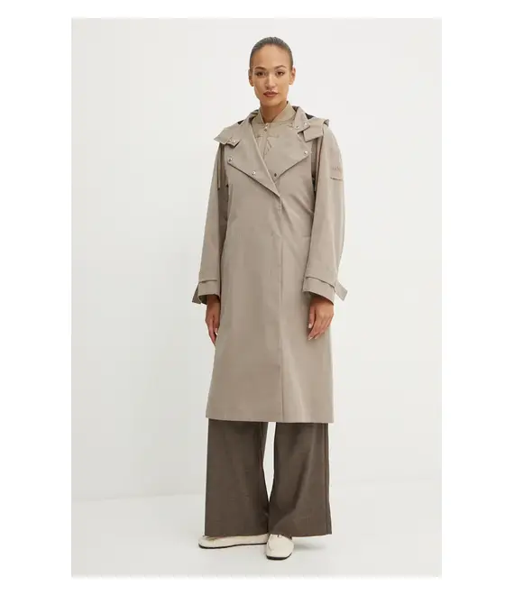 Παλτό Max Mara Leisure χρώμα: μπεζ, 2426036018600