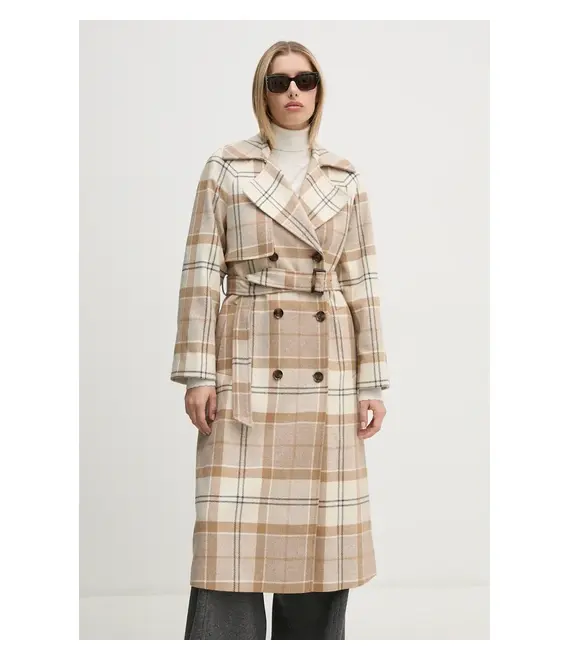 Παλτό Barbour χρώμα: μπεζ, LWO0235