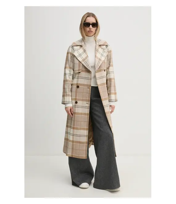 Παλτό Barbour χρώμα: μπεζ, LWO0235