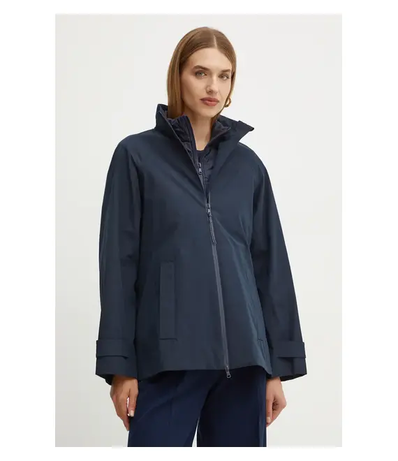 Μπουφάν Max Mara Leisure χρώμα: ναυτικό μπλε, 2426036028600