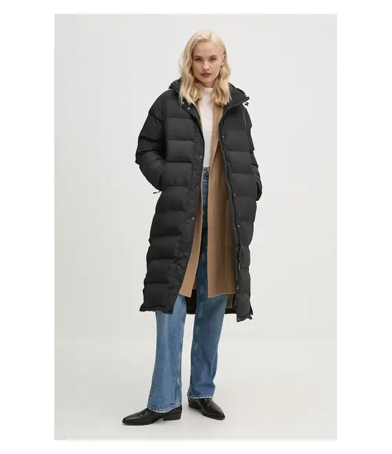 Μπουφάν Pepe Jeans BIBI LONG χρώμα: μαύρο, PL402437