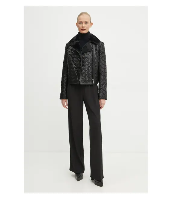 Μπουφάν Marciano Guess CAMILLE χρώμα: μαύρο, 4BGL31 7204A