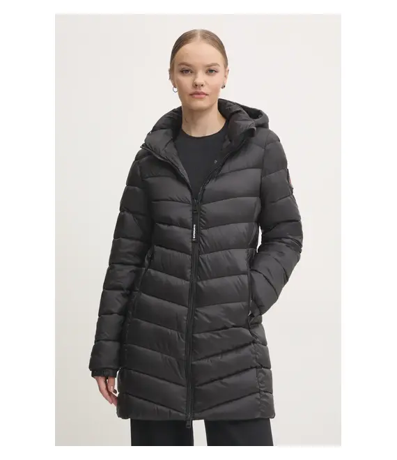 Μπουφάν Superdry χρώμα: μαύρο, W5011719A-02A