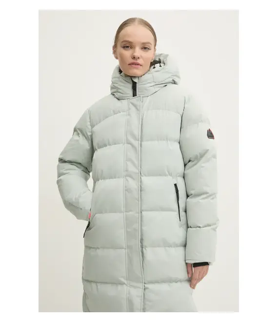 Μπουφάν Superdry χρώμα: γκρι, W5011738A-2WW