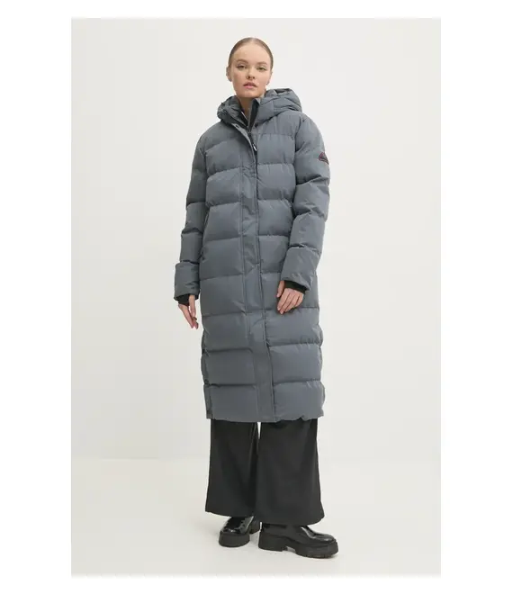 Μπουφάν Superdry χρώμα: γκρι, W5011738A-PIJ